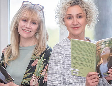 Early years leaders launch wellbeing book in support of children’s charity